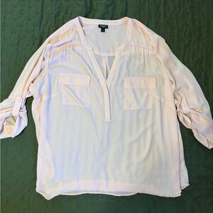 Torrid Baby Pink Blouse